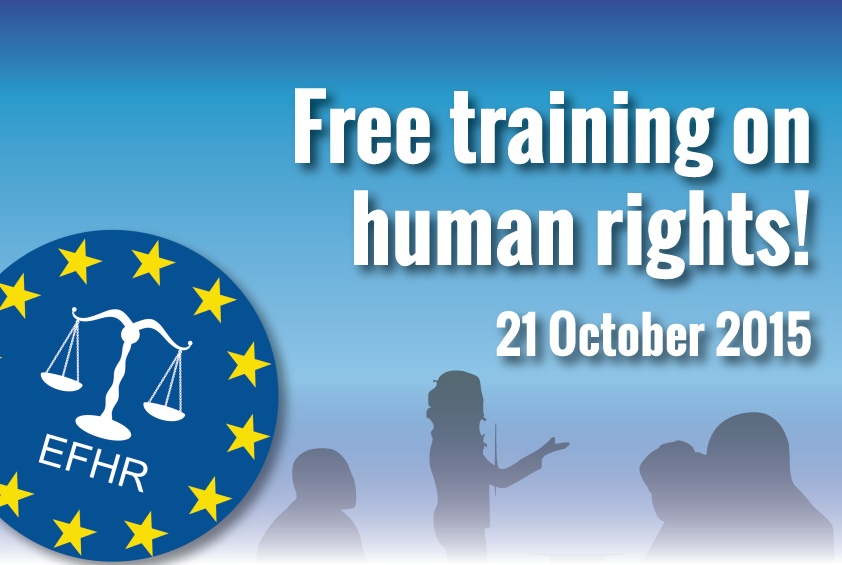EFHR kviečia į mokymus „Tarptautinės teisės įgyvendinimas“